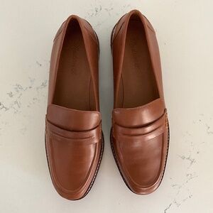 Madewell Women’s Corinne Lug Sole Loafers - Brown Leather